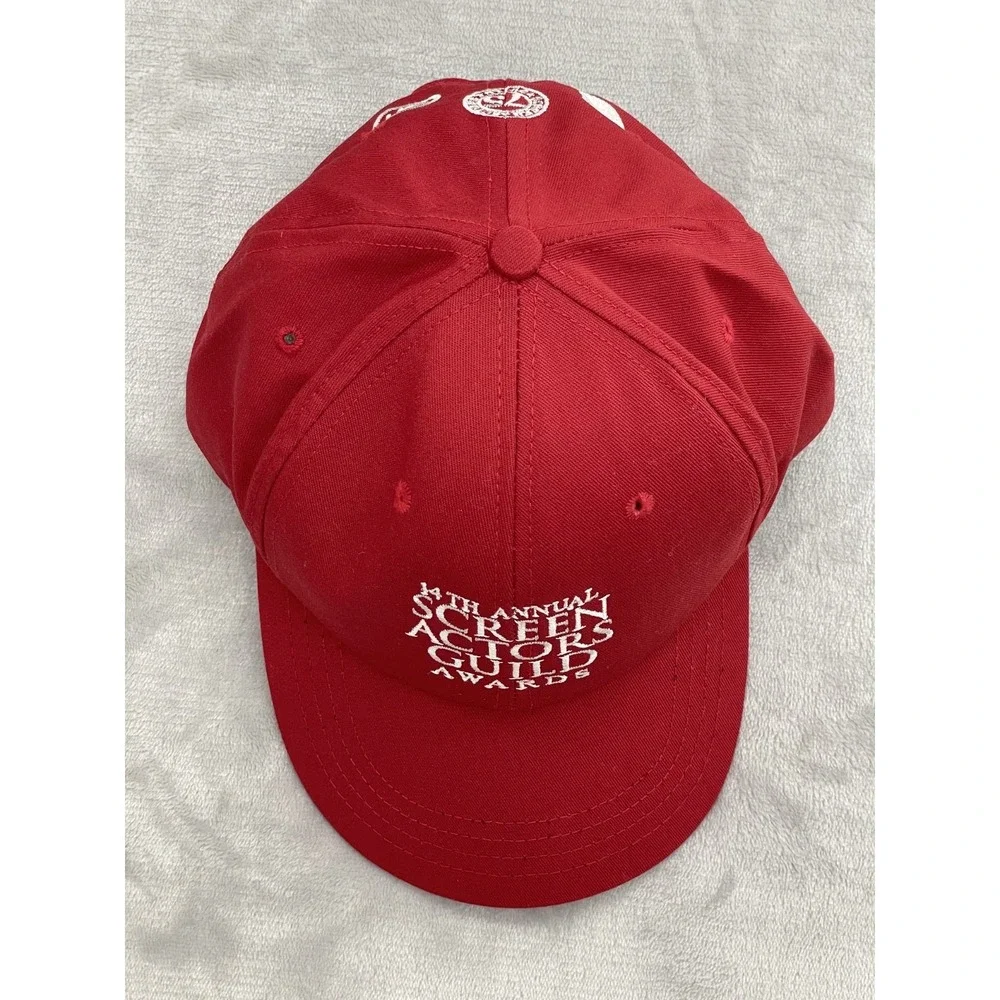 Screen Actors Guild Baseball Hat Unisex One Size Red SAG Awards TBS TNT